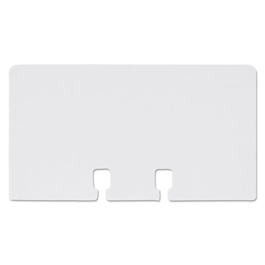 Rolodex Plain Unruled Refill Card, 2.25 x 4, White, 100 Cards/Pack (67558)