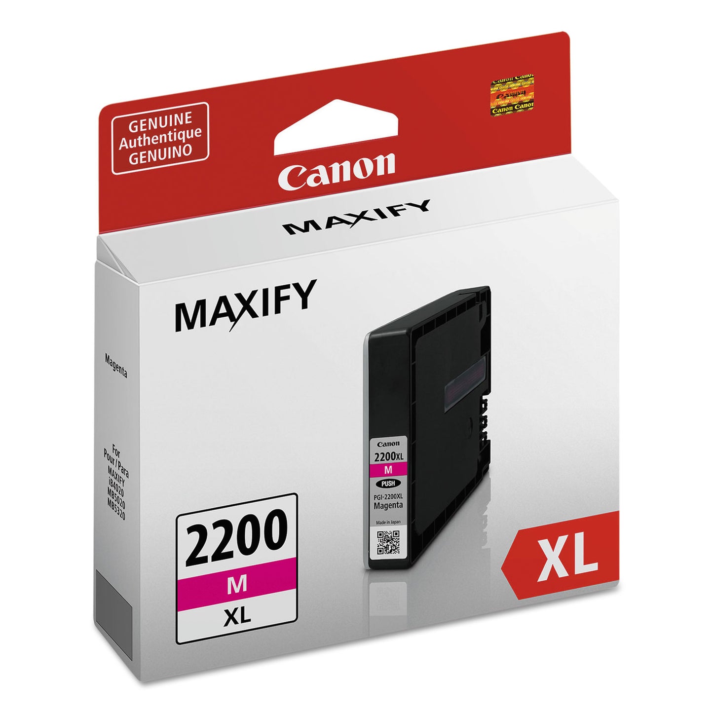 Canon 9269B001 (PGI-2200XL) High-Yield Ink, 1,295 Page-Yield, Magenta