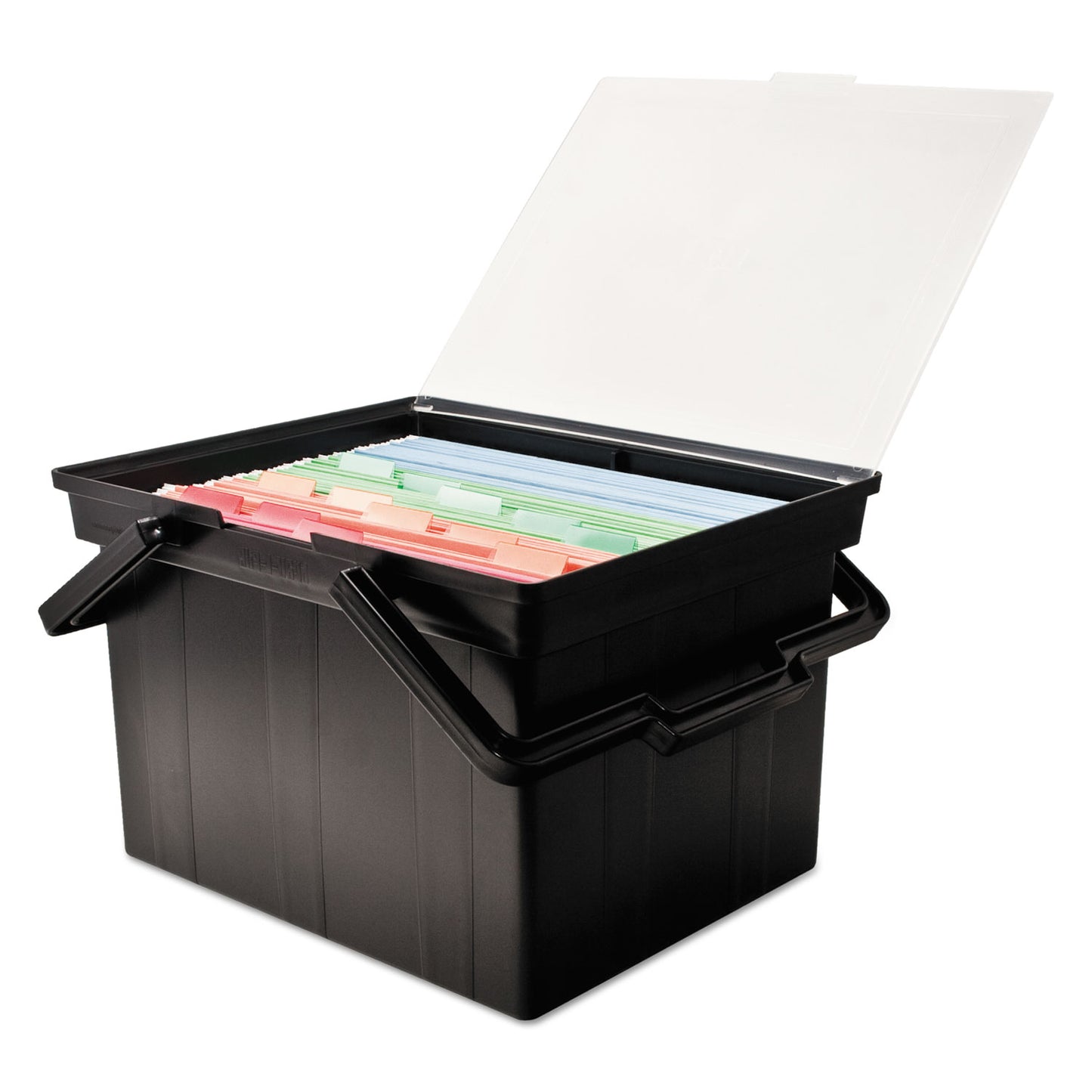 Advantus Companion Portable File, Letter/Legal Files, 17" x 14" x 11", Black (TLF2B)