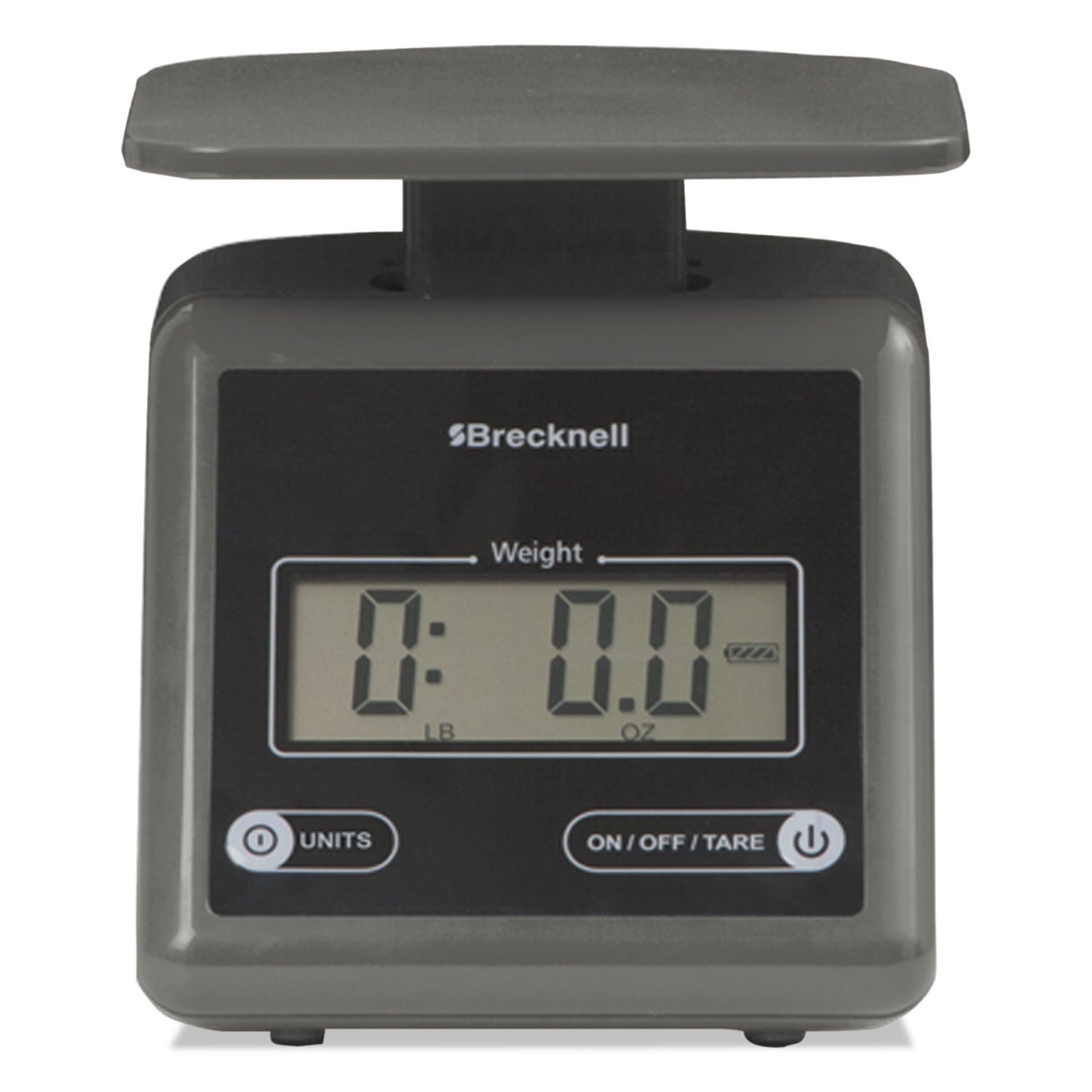 Brecknell Electronic Postal Scale, 7 lb Capacity, 5.5 x 5.2 Platform, Gray (PS7)