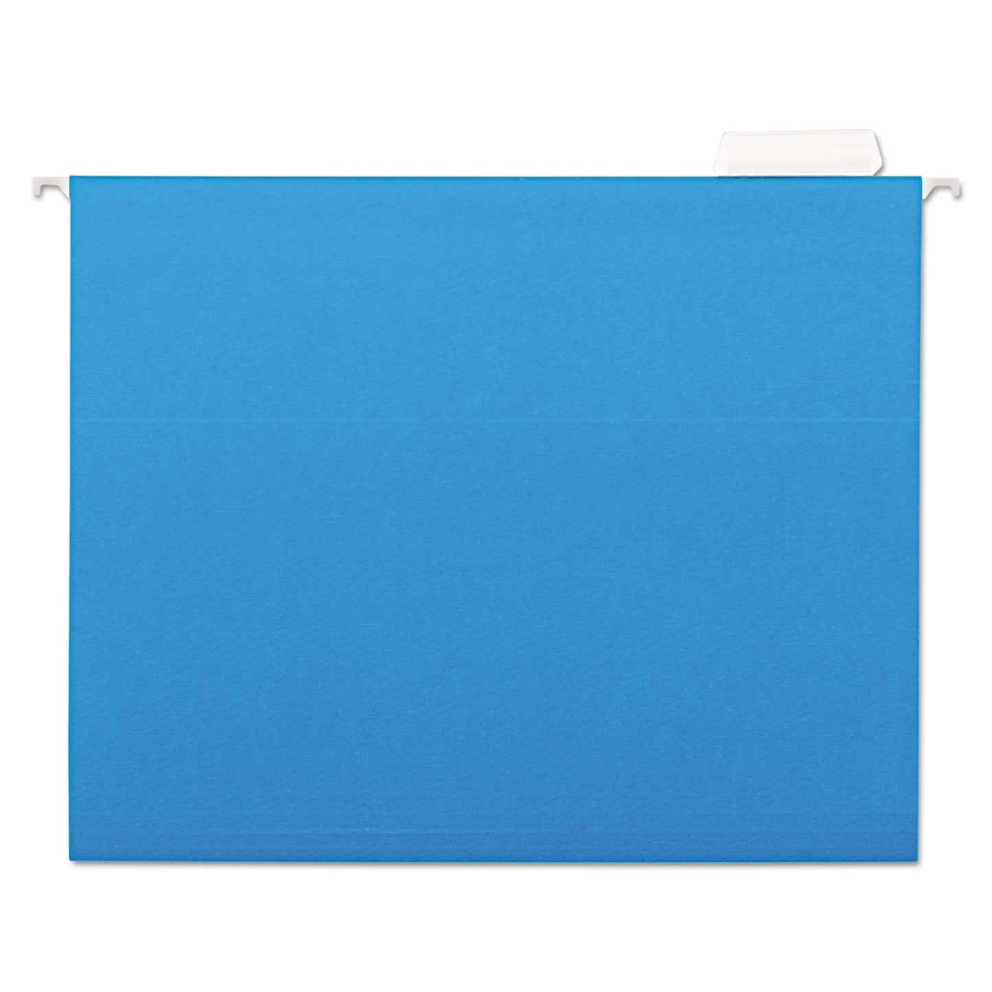 AbilityOne 7530013649499, SKILCRAFT Hanging File Folder, Letter Size, 1/5-Cut Tabs, Blue, 25/Box