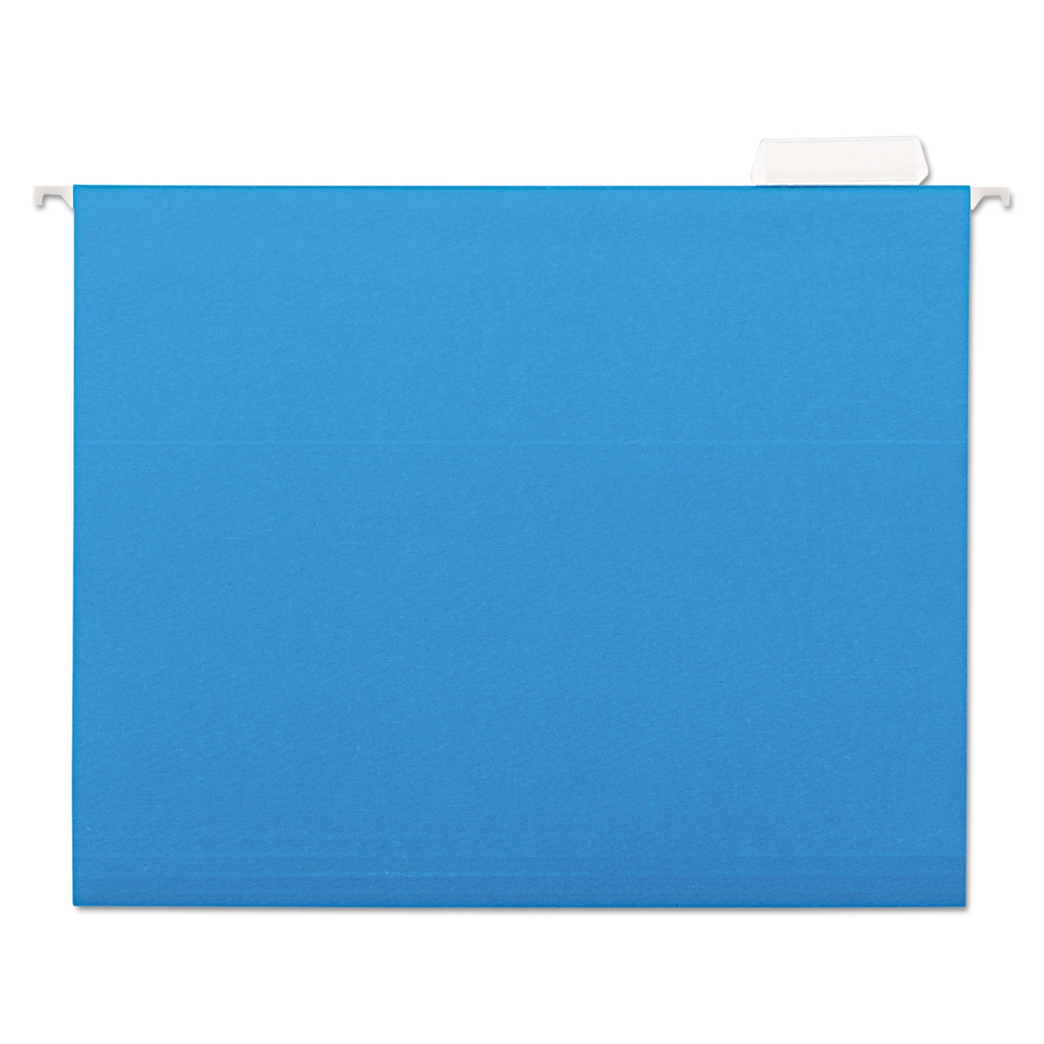 AbilityOne 7530013649499, SKILCRAFT Hanging File Folder, Letter Size, 1/5-Cut Tabs, Blue, 25/Box