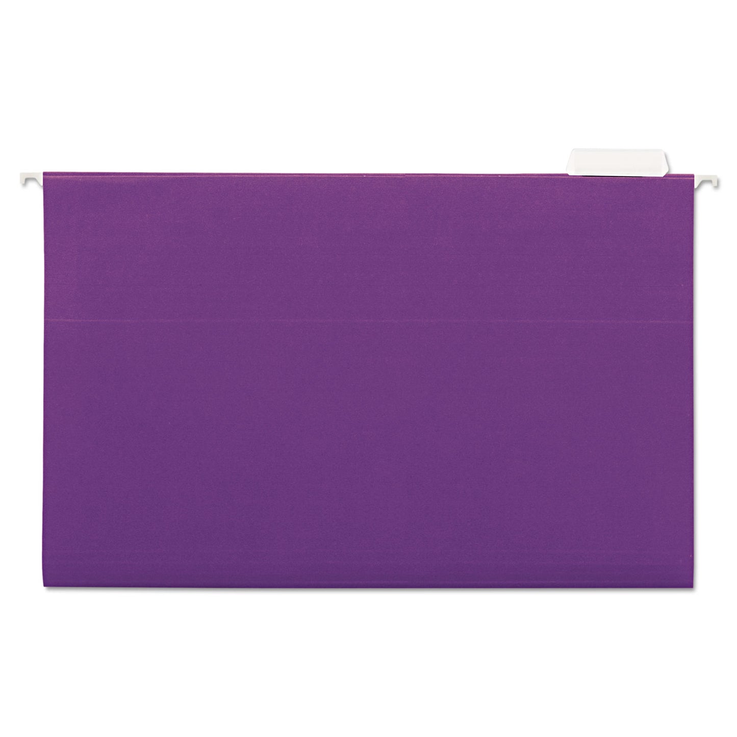 Universal Deluxe Bright Color Hanging File Folders, Legal Size, 1/5-Cut Tabs, Violet, 25/Box (14220)