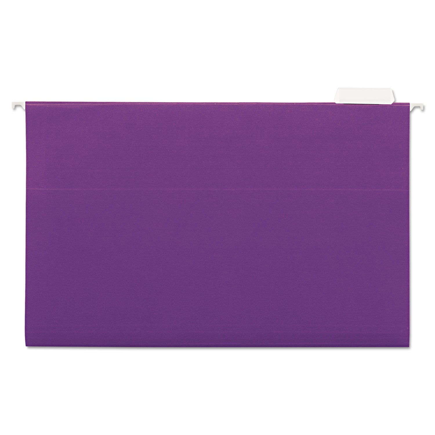 Universal Deluxe Bright Color Hanging File Folders, Legal Size, 1/5-Cut Tabs, Violet, 25/Box (14220)