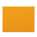 Universal Deluxe Bright Color Hanging File Folders, Letter Size, 1/5-Cut Tabs, Orange, 25/Box (14122)