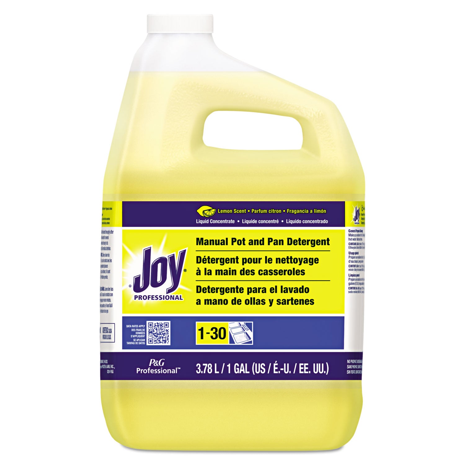 Joy Dishwashing Liquid, Lemon, One Gallon Bottle (57447EA)