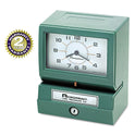 Acroprint Model 150 Heavy-Duty Time Recorder, Automatic Operation, Month/Date/1-12 Hours/Minutes, Green (012070411)