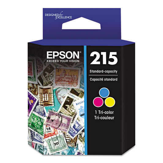Epson T215530-S (215) DURABrite Ultra Ink, Tri-Color