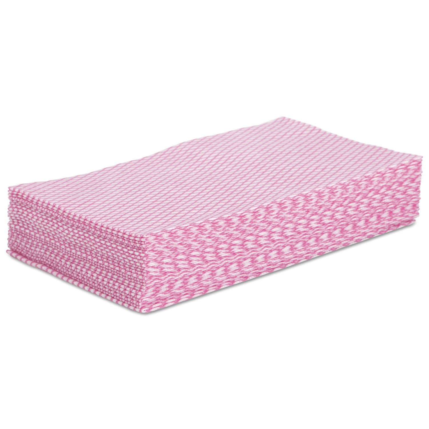 Boardwalk Foodservice Wipers, 12 x 21, Pink/White, 200/Carton (N8140)