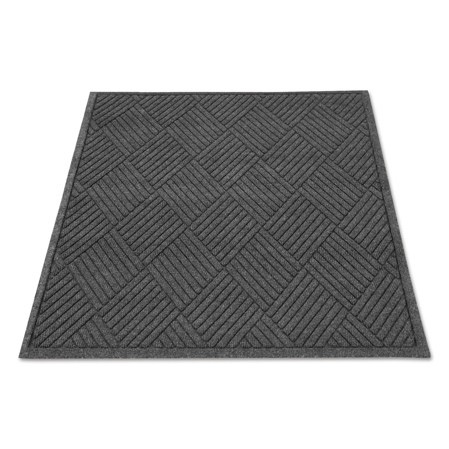 Guardian EcoGuard Diamond Floor Mat, Rectangular, 24 x 36, Charcoal (EGDFB020304)