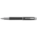 Parker IM Premium Roller Ball Pen, Stick, Fine 0.7 mm, Black Ink, Black/Chrome Barrel (1931658)