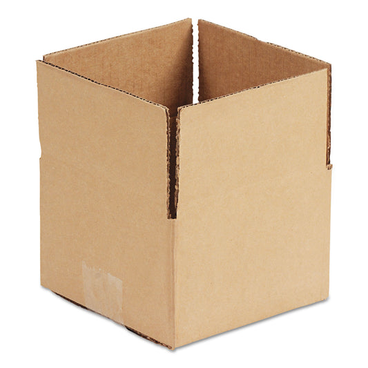 Universal Fixed-Depth Corrugated Shipping Boxes, Regular Slotted Container (RSC), 8" x 10" x 6", Brown Kraft, 25/Bundle (1086)