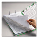Smead Top Tab Colored Fastener Folders, 0.75" Expansion, 2 Fasteners, Letter Size, Green Exterior, 50/Box (12140)