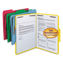 Smead Top Tab Colored Fastener Folders, 0.75" Expansion, 2 Fasteners, Letter Size, Assorted Colors, 50/Box (11975)