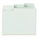 Smead SuperTab Pressboard Fastener Folders with Two SafeSHIELD Fasteners, 2" Expansion, Letter Size, Gray-Green, 25/Box (14981)