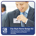 C-Line Name Badge Kits, Top Load, 3 1/2 x 2 1/4, Clear, 50/Box (95523)