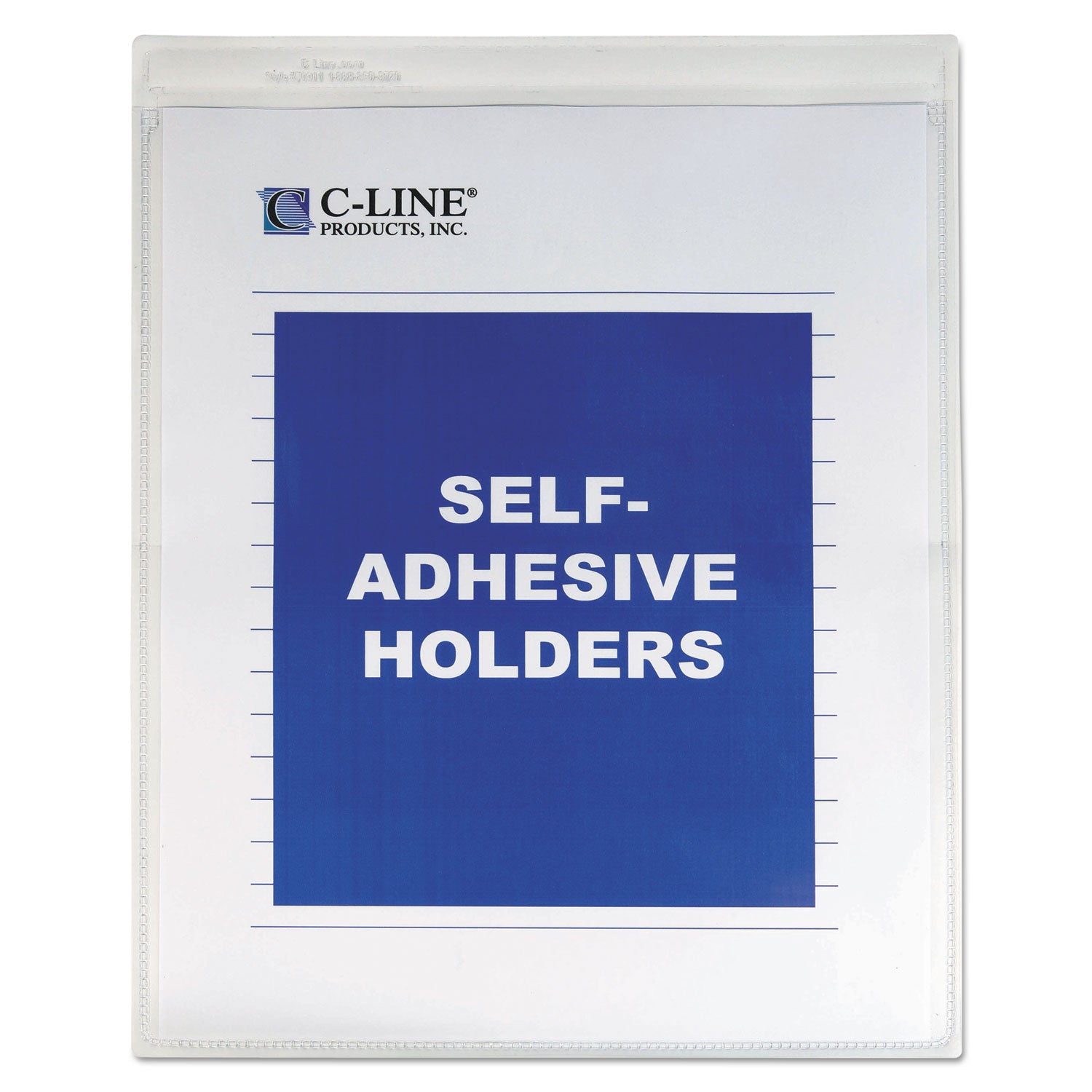 C-Line Self-Adhesive Shop Ticket Holders, Super Heavy, 50 Sheets, 9 x 12, 50/Box (70912)