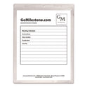 C-Line Clear Vinyl Shop Ticket Holders, Both Sides Clear, 50 Sheets, 9 x 12, 50/Box (80912)