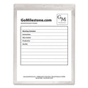 C-Line Clear Vinyl Shop Ticket Holders, Both Sides Clear, 15 Sheets, 8.5 x 11, 50/Box (80911)