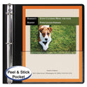 C-Line Peel and Stick Add-On Filing Pockets, 25", 11 x 8.5, 10/Pack (70185)