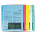 C-Line Colored Polypropylene Sheet Protectors, Assorted Colors, 2", 11 x 8.5, 50/Box (62010)