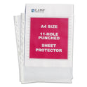 C-Line Standard Weight Poly Sheet Protectors, Clear, 2", 11.75 x 8.25, 50/Box (08037)