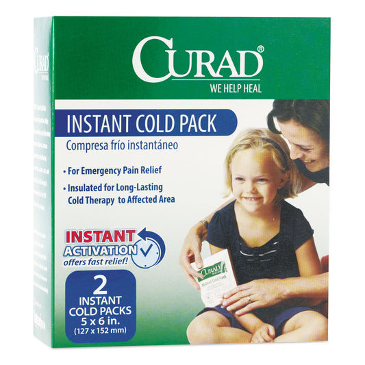 Curad Instant Cold Pack, 5 x 6, 2/Box (CUR961R)