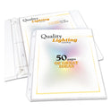 C-Line High Capacity Polypropylene Sheet Protectors, Clear, 50", 11 x 8.5, 25/BX (62020)