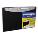 C-Line 21-Pocket Stand-Up Design Expanding File, 12" Expansion, 21 Sections, 1/5-Cut Tabs, Legal Size, Black (48221)