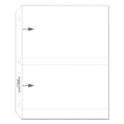 C-Line Clear Photo Pages for Four 5 x 7 Photos, 3-Hole Punched, 11.25 x 8.13, 50/Box (52572)