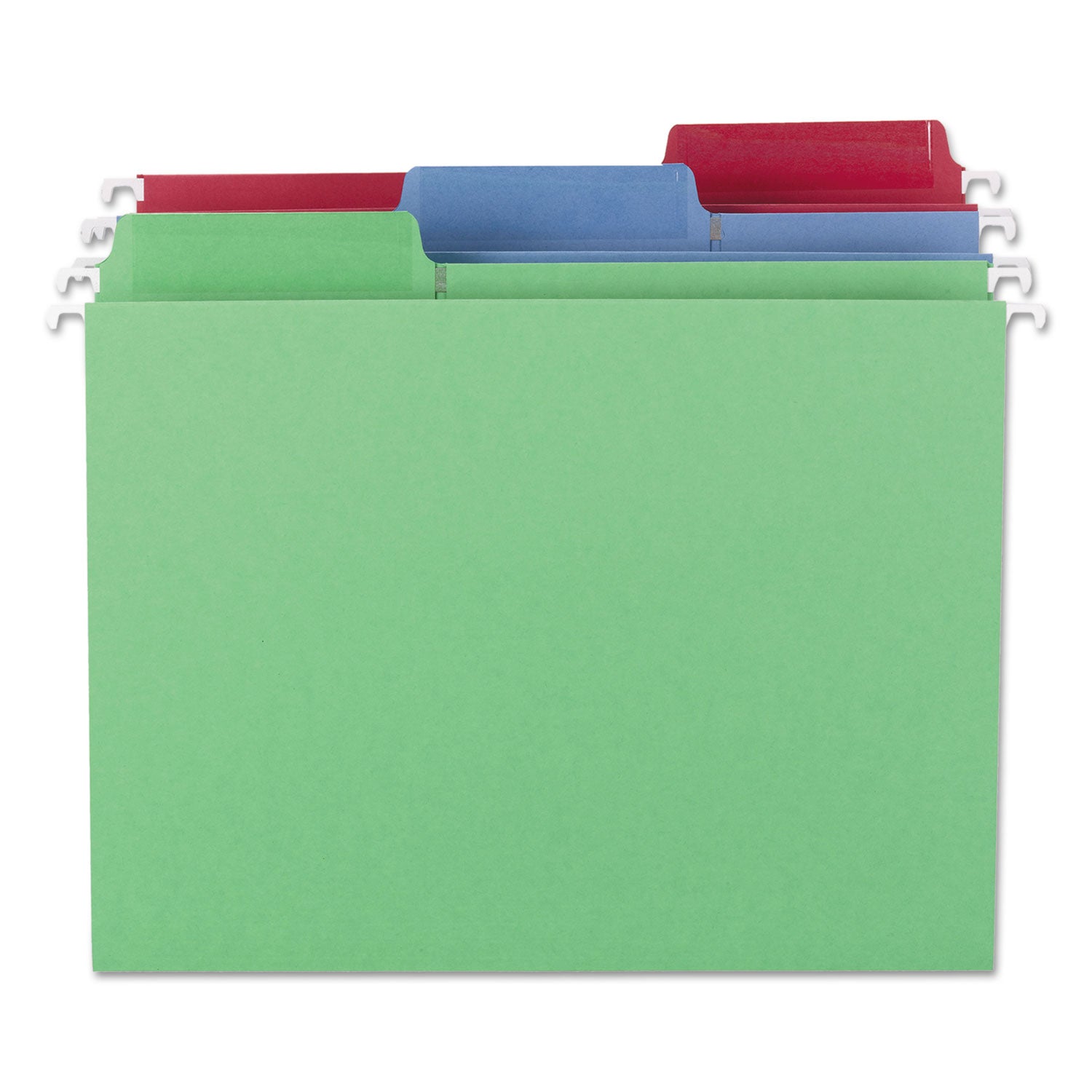 Smead Erasable Folders, Letter Size, 1/3-Cut Tabs, Assorted Colors, 18/Box (64031)