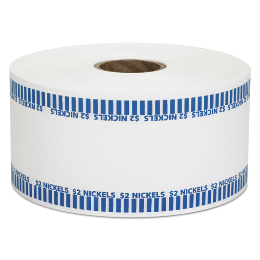 PAP-R Products Automatic Coin Rolls, Nickels, $2, 1900 Wrappers/Roll (50005)