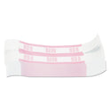 PAP-R Products Currency Straps, Pink, $250 in Dollar Bills, 1000 Bands/Pack (400250)