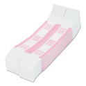 PAP-R Products Currency Straps, Pink, $250 in Dollar Bills, 1000 Bands/Pack (400250)