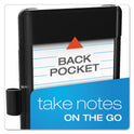 Oxford At Hand Note Card Case, Holds 25 3 x 5 Cards, 5.5 x 3.75 x 5.33, Poly, Black (63519)