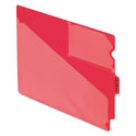 Pendaflex Colored Poly Out Guides with Center Tab, 1/3-Cut End Tab, Out, 8.5 x 11, Red, 50/Box (13541)