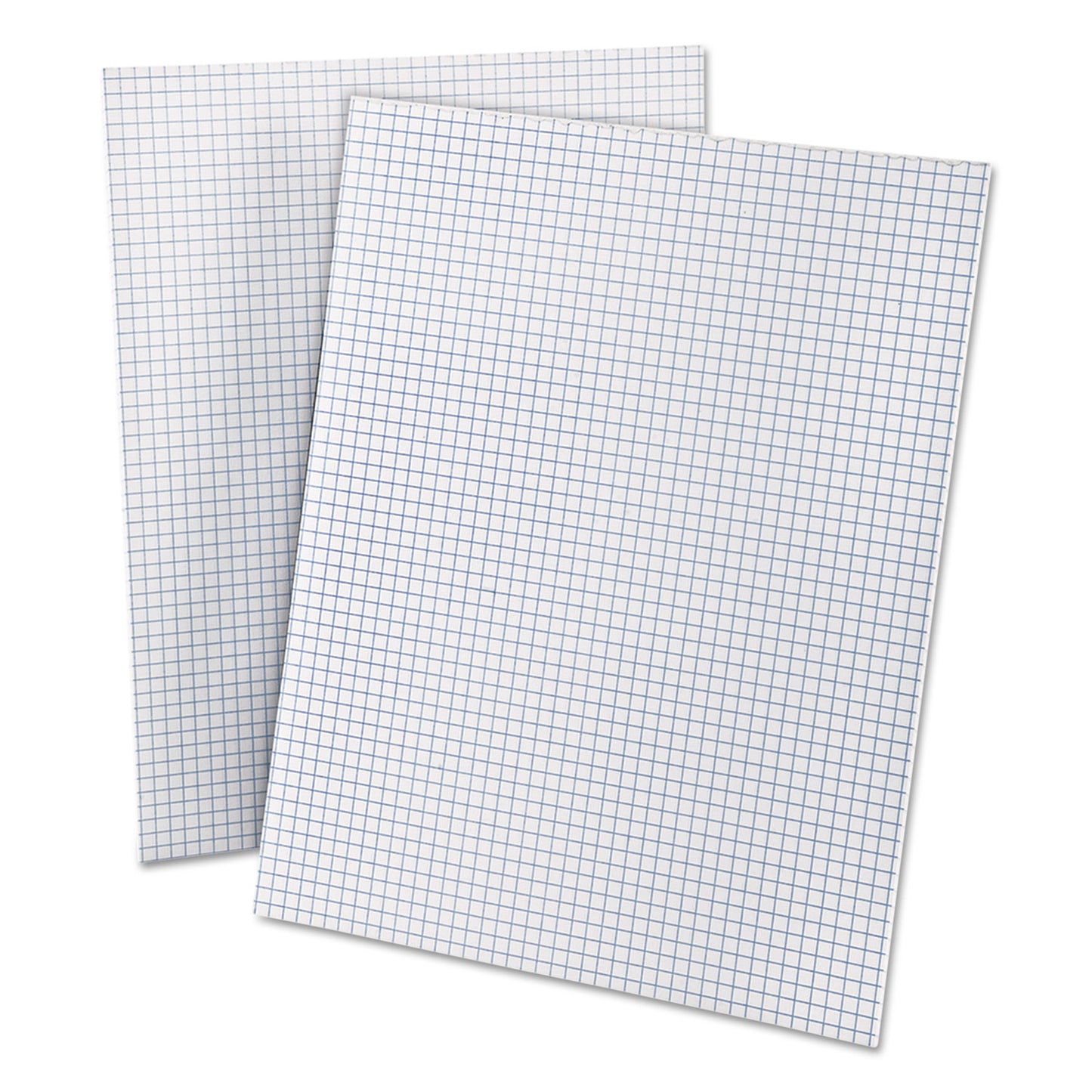 Ampad Quadrille Pads, Quadrille Rule (4 sq/in), 50 White (Heavyweight 20 lb Bond) 8.5 x 11 Sheets (22000)