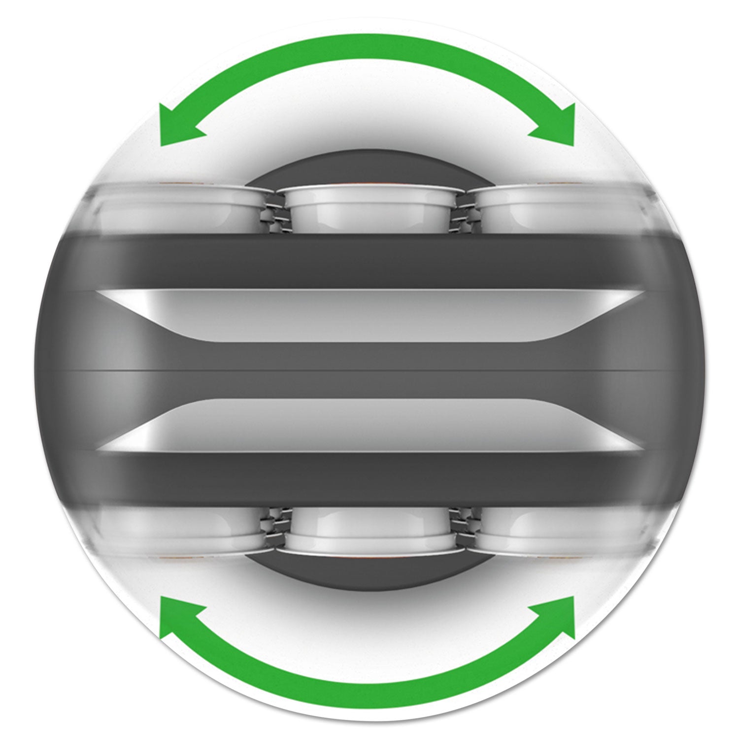 Mind Reader Coffee Pod Carousel, Fits 30 Pods, 6.8 x 6.8 x 12.63, Black (CRS02BLK)