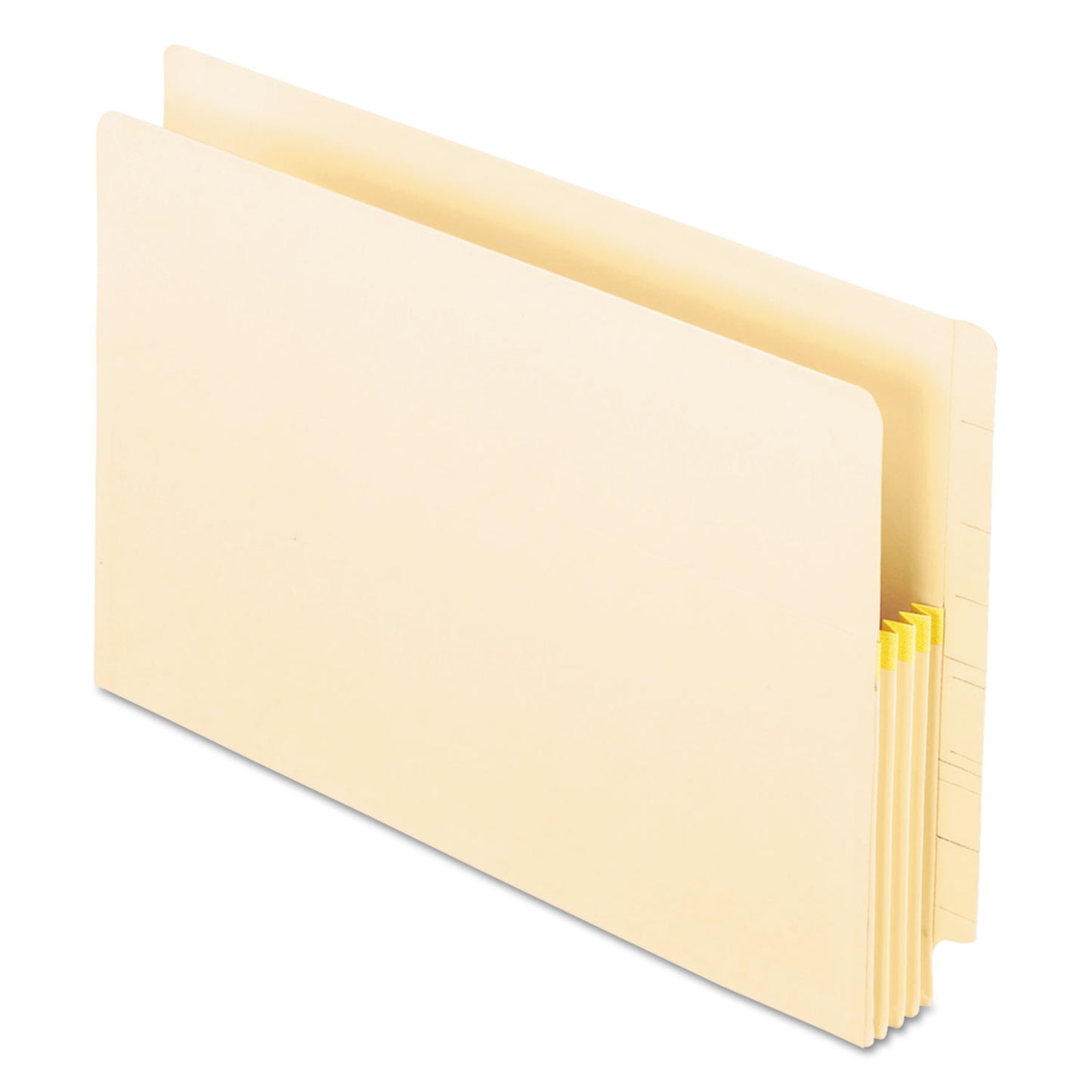 Pendaflex Manila Drop Front Shelf File Pockets with Rip-Proof-Tape Gusset Top, 3.5" Expansion, Legal Size, Manila, 25/Box (22812)