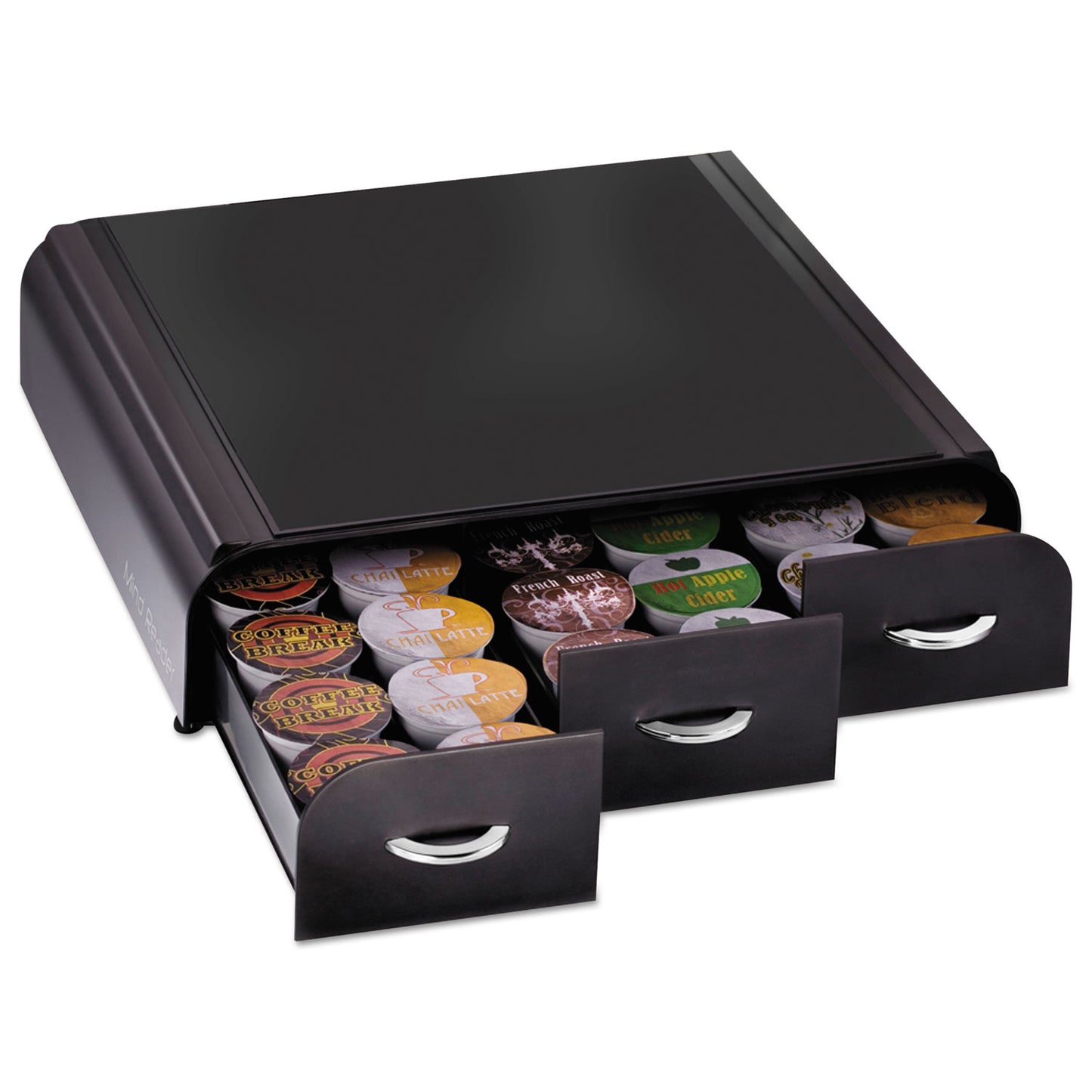 Mind Reader Anchor 36 Capacity Coffee Pod Drawer, 13.46 x 12.87 x 2.72, Black (TRY01BLK)