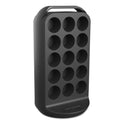 Mind Reader Coffee Pod Carousel, Fits 30 Pods, 6.8 x 6.8 x 12.63, Black (CRS02BLK)