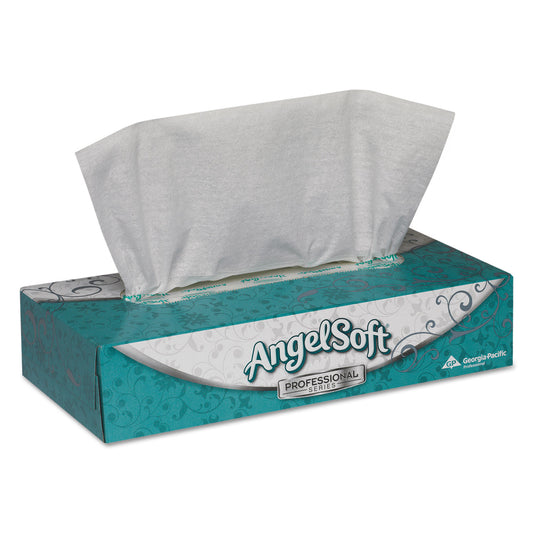 Georgia Pacific Professional Premium Facial Tissue, 2-Ply, White, Flat Box, 100 Sheets/Box (48580BX)