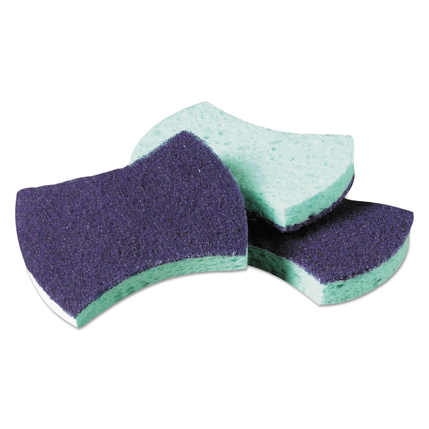 Scotch-Brite Power Sponge #3000, 2.8 x 4.5, 0.6" Thick, Blue/Teal, 20/Carton (3000CT)