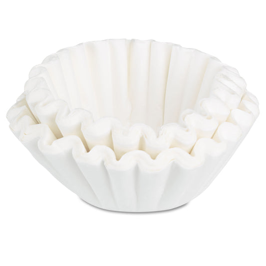 BUNN Coffee Filters, 8 to 12 Cup Size, Flat Bottom, 100/Pack, 12 Packs/Carton (BCF100BCT)