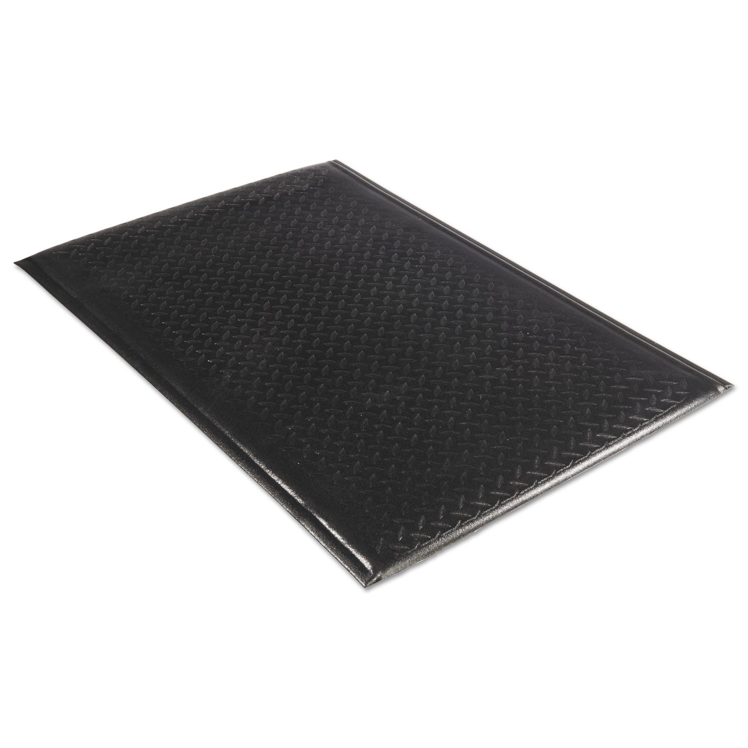 Guardian Soft Step Supreme Anti-Fatigue Floor Mat, 36 x 60, Black (24030501DIAM)