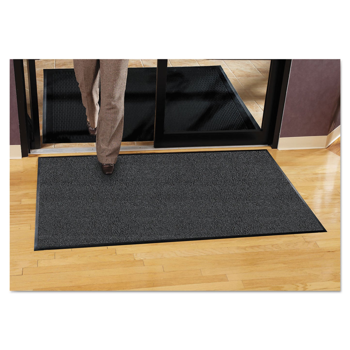 Guardian Platinum Series Indoor Wiper Mat, Nylon/Polypropylene, 48 x 72, Gray (94040630)