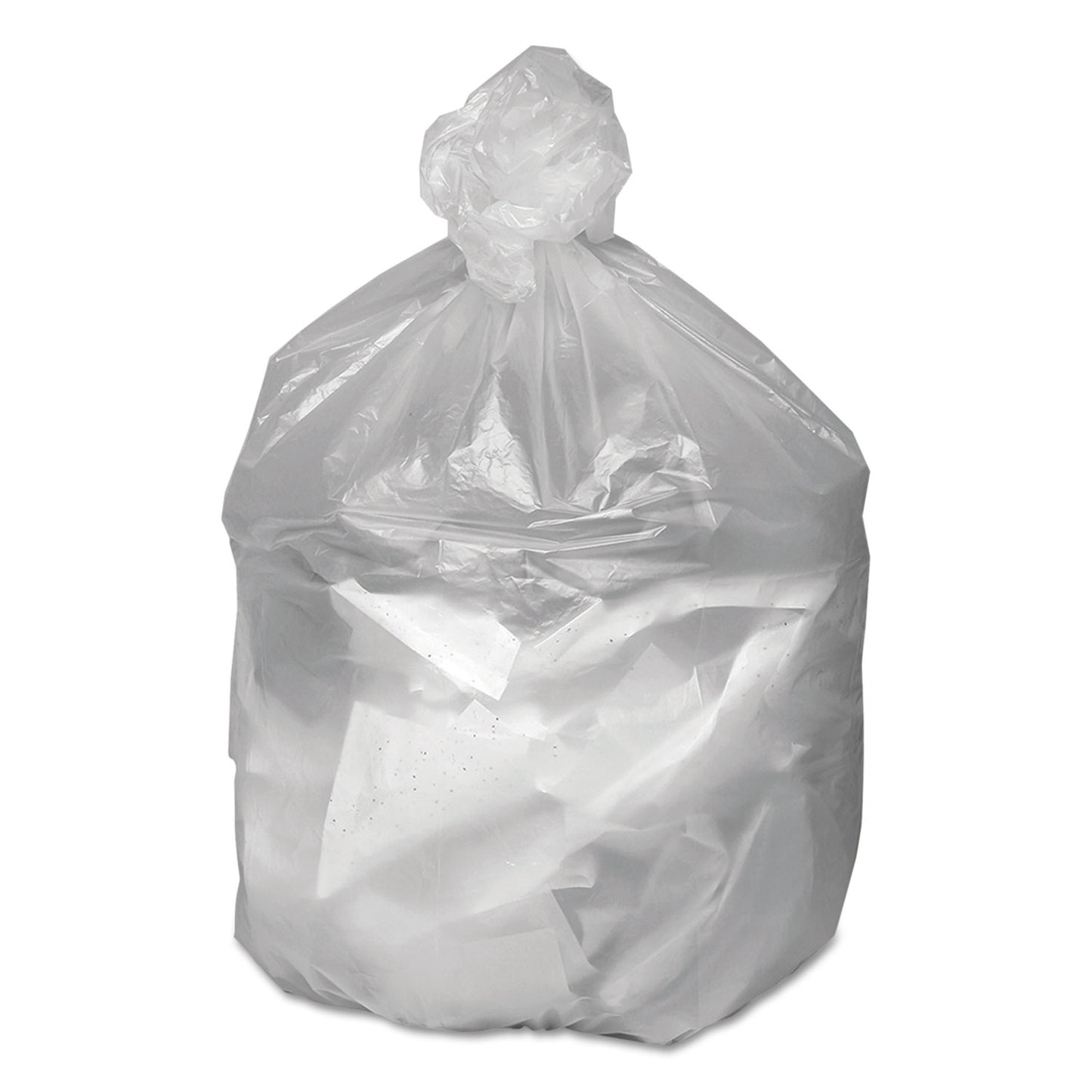 n Tuff Waste Can Liners, 30 gal, 8 mic, 30" x 36", Natural, 25 Bags/Roll, 20 Rolls/Carton (GNT3037)