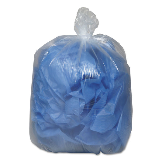 Classic Clear Linear Low-Density Can Liners, 30 gal, 0.71 mil, 30" x 36", Clear, 25 Bags/Roll, 10 Rolls/Carton (303618C)