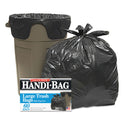 Handi-Bag Super Value Pack Can Liners, 30 gal, 0.65 mil, 30" x 33", Black, 60/Box (HAB6FT60)