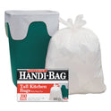 Handi-Bag Super Value Pack Can Liners, 13 gal, 0.6 mil, 23.75" x 28", White, 100/Box (HAB6FK100)